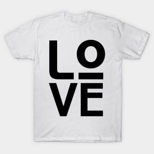 Love Awesome Typography T-Shirt